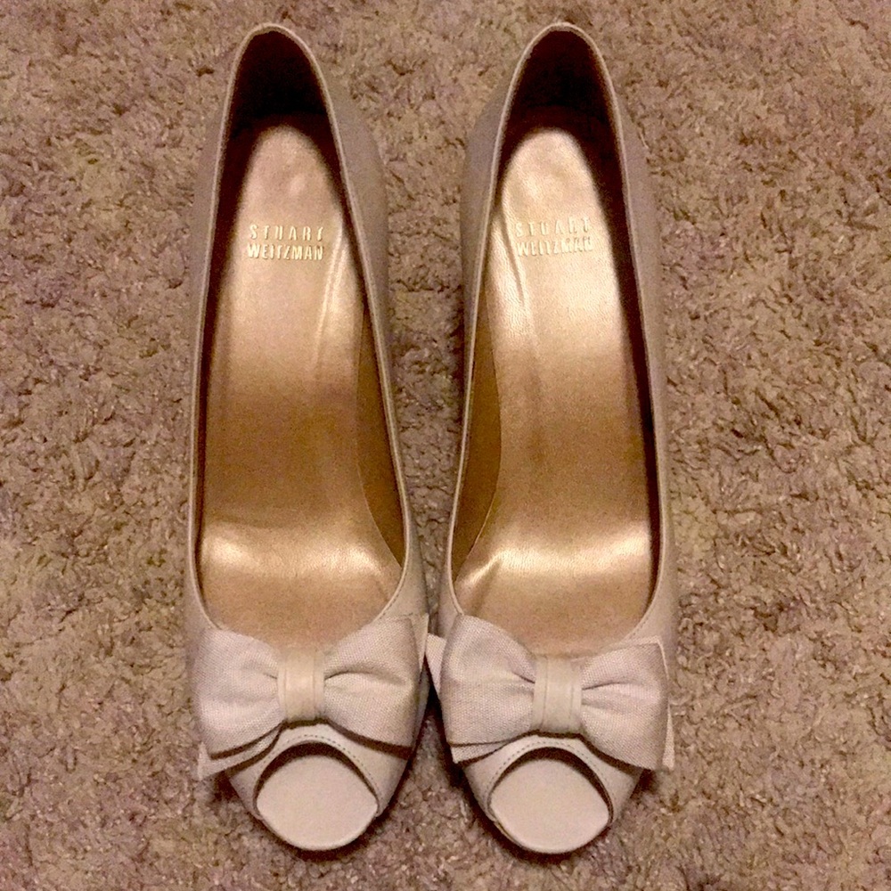 Stuart Weitzman - bone butter calf - size 9